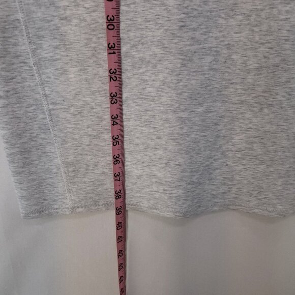 Lafayette 148 New York Sweater Dress Size P Midi Women’s Stretch Gray Pockets - Picture 8 of 12